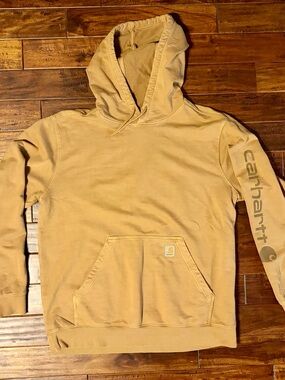 Carhartt Men's Hooded Pullover Sweatshirt - Carhartt Brown